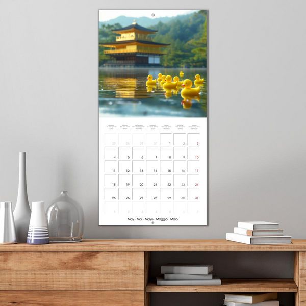 Produktbild: Yellow Travelers (Wall Calendar 2026 12 &times; 12 Inch) CALVENDO 12 Month Wall Calendar