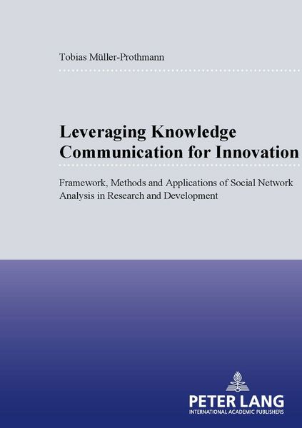 Produktbild: Leveraging Knowledge Communication for Innovation