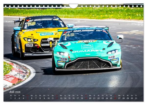 Produktbild: N&uuml;rburgring Langstreckenmeisterschaft (Wandkalender 2026 DIN A4 quer), CALVENDO Monatskalender