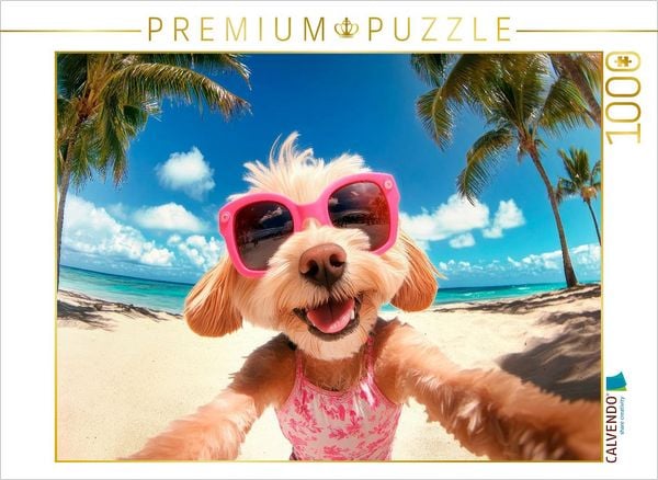 Produktbild: CALVENDO Puzzle Aloha auf vier Pfoten | 1000 Teile Lege-Gr&ouml;&szlig;e 64x48cm Foto-Puzzle f&uuml;r gl&uuml;ckliche Stunden