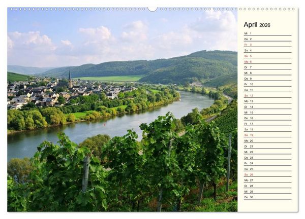 Produktbild: Entlang der Mosel (Wandkalender 2026 DIN A2 quer), CALVENDO Monatskalender