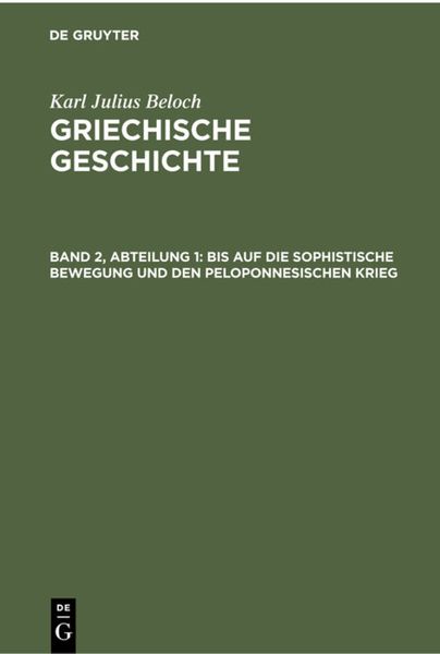 Produktbild: Bis auf die sophistische Bewegung und den peloponnesischen Krieg