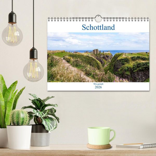 Produktbild: Schottland - Wie gemalt (Wandkalender 2026 DIN A4 quer), CALVENDO Monatskalender