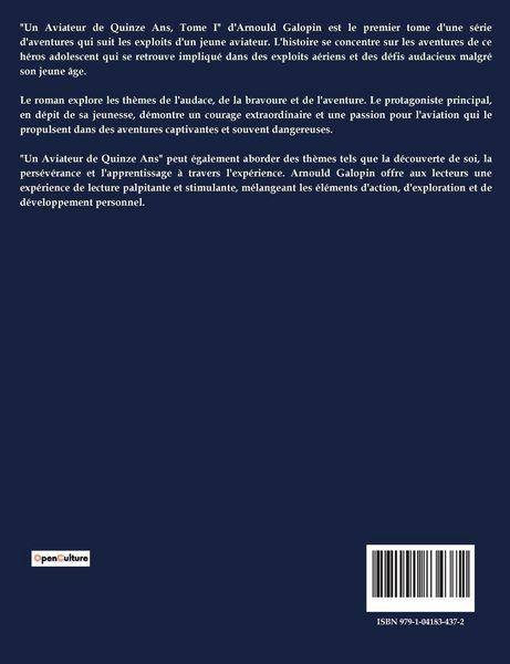 Produktbild: Un Aviateur De Quinze Ans