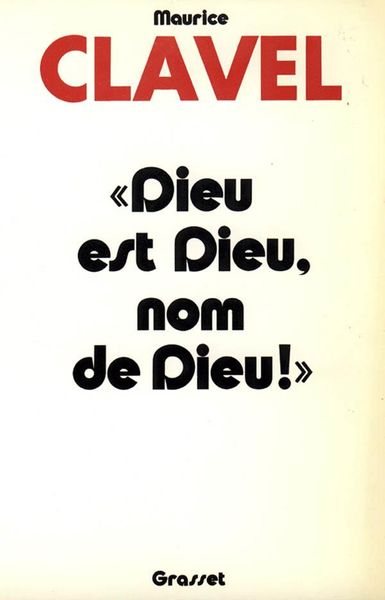 Produktbild: Dieu est Dieu, nom de dieu