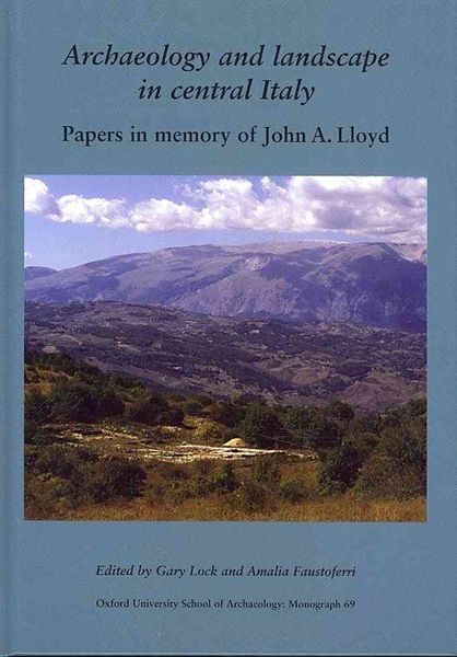 Produktbild: Archaeology and Landscape in Central Italy