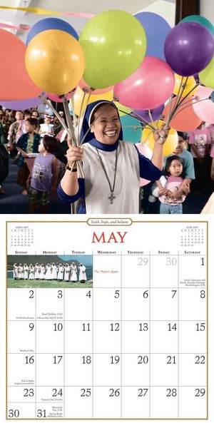 Produktbild: Nuns Having Fun Wall Calendar 2027