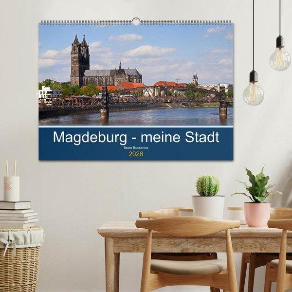 Produktbild: Magdeburg &ndash; meine Stadt (Wandkalender 2026 DIN A2 quer), CALVENDO Monatskalender