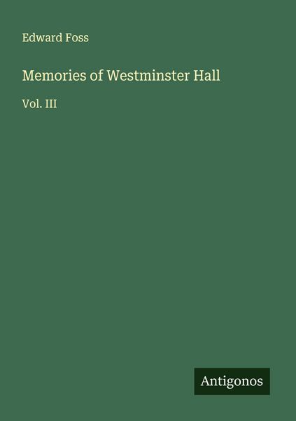 Produktbild: Memories of Westminster Hall