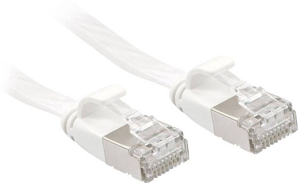 Produktbild: LINDY 47542 RJ45 Patchkabel CAT 6a U/FTP 2.00m Wei&szlig; mit Rastnasenschutz 1St.