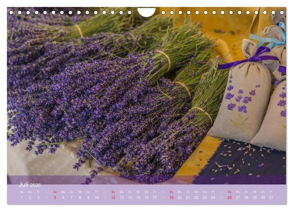 Produktbild: Die Farbe des Lavendels (Wandkalender 2026 DIN A4 quer), CALVENDO Monatskalender