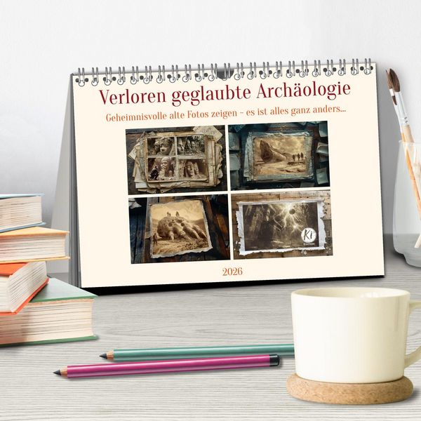 Produktbild: Verloren geglaubte Arch&auml;ologie (Tischkalender 2026 DIN A5 quer), CALVENDO Monatskalender