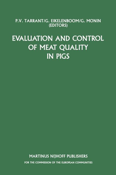 Produktbild: Evaluation and Control of Meat Quality in Pigs