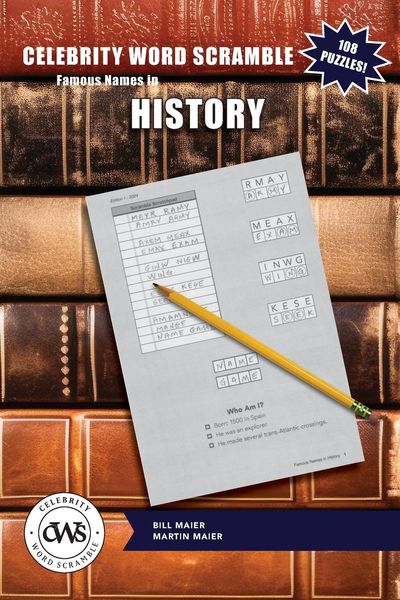 Produktbild: Celebrity Word Scramble Famous Names in History