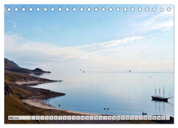 Produktbild: Bezauberndes, eisiges Gr&ouml;nland (Tischkalender 2026 DIN A5 quer), CALVENDO Monatskalender