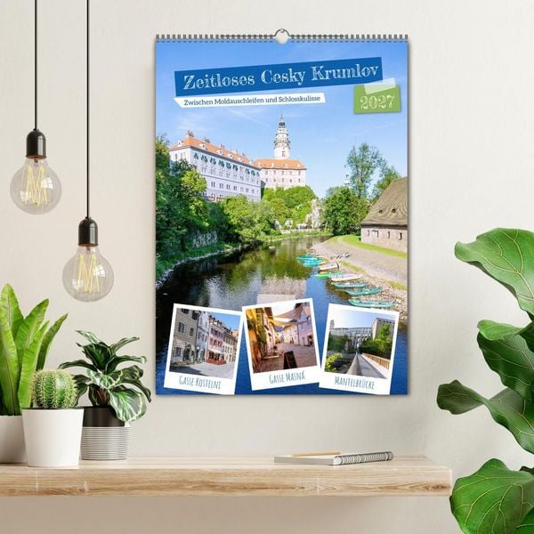 Produktbild: Zeitloses Cesky Krumlov. Zwischen Moldauschleifen und Schlosskulisse (Wandkalender 2027 DIN A2 hoch), CALVENDO Monatskalender