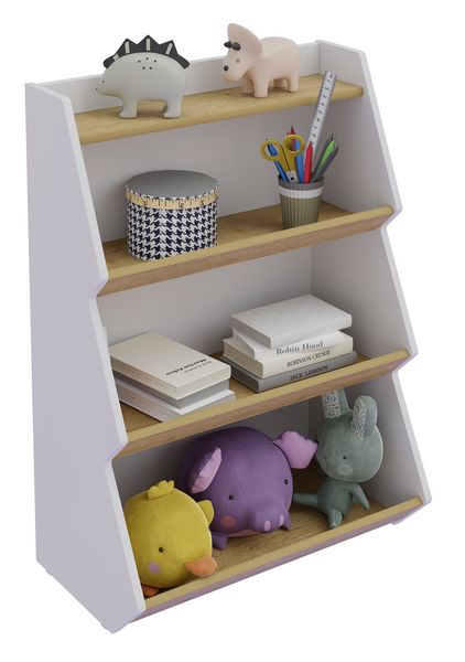 Produktbild: Holz Kinderregal B&uuml;cherregal Kinder Regal Malusa