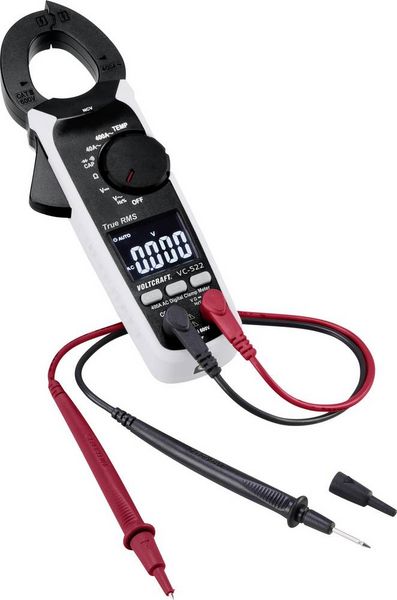 Produktbild: VOLTCRAFT VC-522 Stromzange digital CAT III 600V Anzeige (Counts): 4000