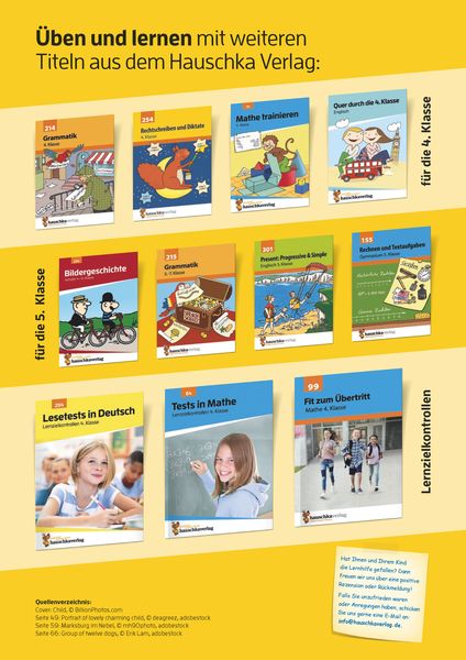 Übungsheft Fit zum Übertritt - Tests in Deutsch 4. Klasse