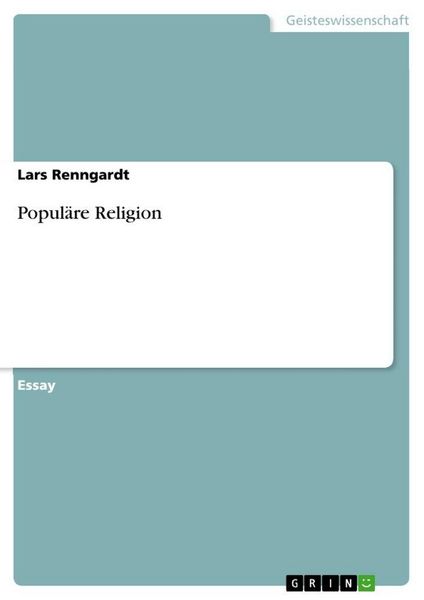 Produktbild: Popul&auml;re Religion