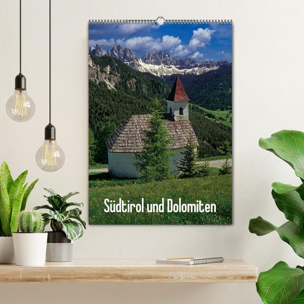 Produktbild: S&uuml;dtirol und Dolomiten (Wandkalender 2026 DIN A2 hoch), CALVENDO Monatskalender