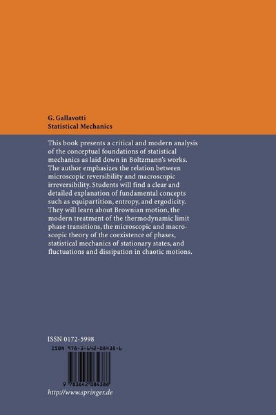 Produktbild: Statistical Mechanics