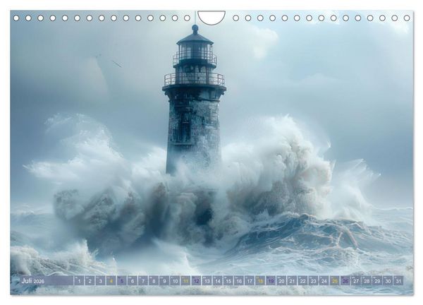 Produktbild: St&uuml;rmisch wildes Wetter (Wandkalender 2026 DIN A4 quer), CALVENDO Monatskalender