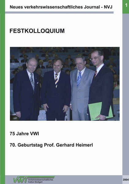 Produktbild: Neues verkehrswissenschaftliches Journal NVJ - Ausgabe 1