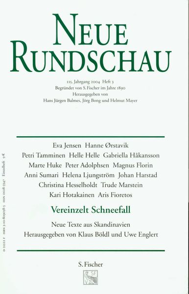 Produktbild: Neue Rundschau 2004/3