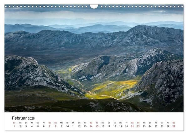 Produktbild: Montenegro - Land der schwarzen Berge (Wandkalender 2026 DIN A3 quer), CALVENDO Monatskalender