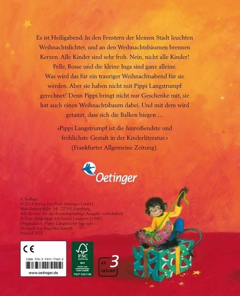 Produktbild: Pippi Langstrumpf feiert Weihnachten