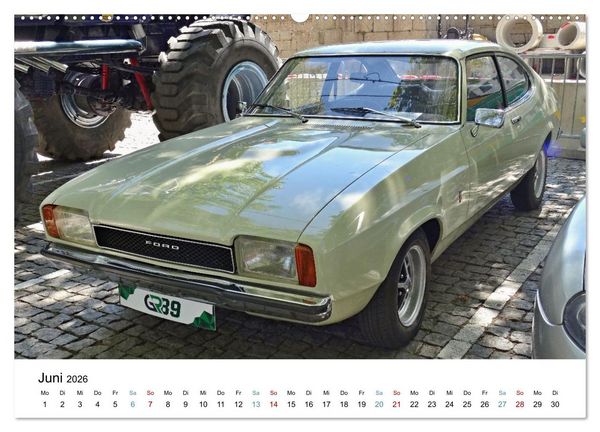 Produktbild: Autos der 70er (hochwertiger Premium Wandkalender 2026 DIN A2 quer), Kunstdruck in Hochglanz