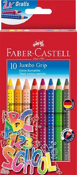 Produktbild: Faber-Castell Buntstifte Jumbo Grip, 10er Set