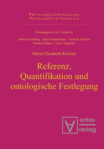 Produktbild: Referenz, Quantifikation und ontologische Festlegung