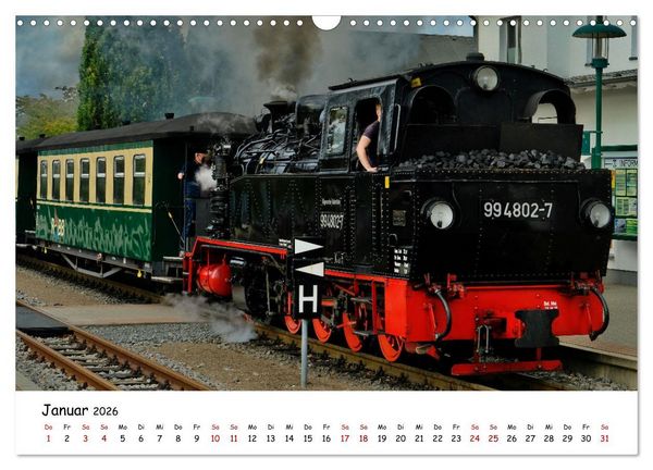 Produktbild: R&uuml;gens "rasender Roland" (Wandkalender 2026 DIN A3 quer), CALVENDO Monatskalender