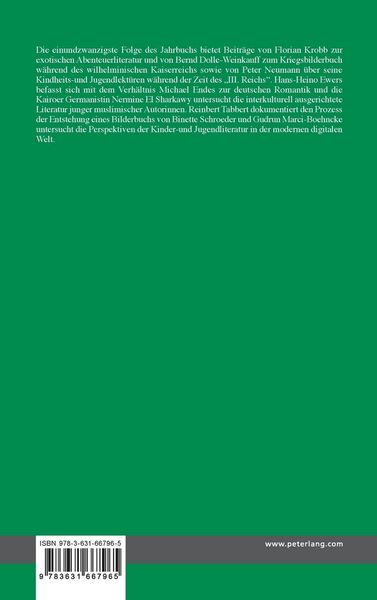Produktbild: Kinder- und Jugendliteraturforschung- 2014/2015