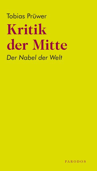 Produktbild: Kritik der Mitte