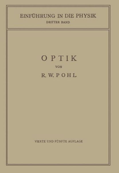 Produktbild: Einf&uuml;hrung in die Optik