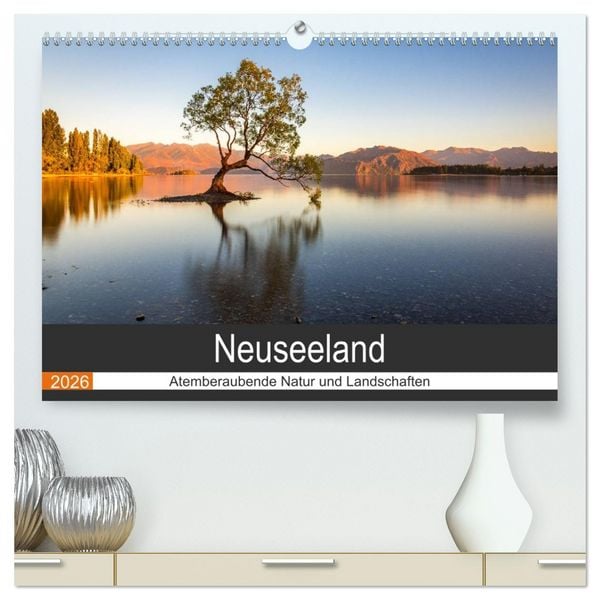 Produktbild: Neuseeland - Atemberaubende Natur und Landschaften (hochwertiger Premium Wandkalender 2026 DIN A2 quer), Kunstdruck in Hochglanz