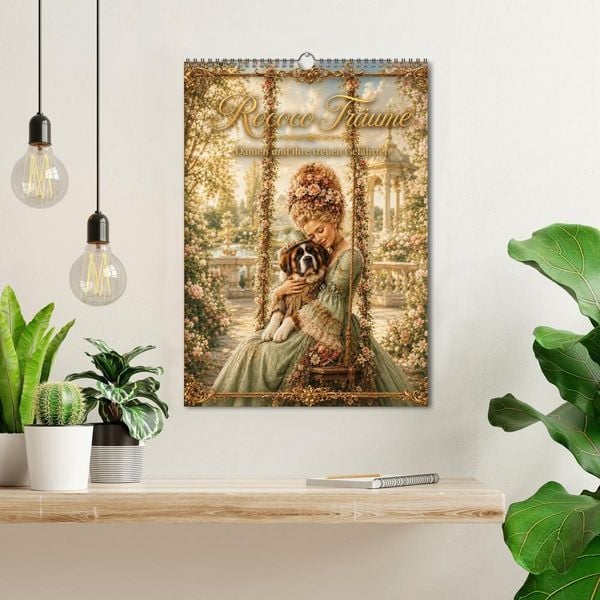 Produktbild: Rococo Tr&auml;ume (Wandkalender 2027 DIN A3 hoch), CALVENDO Monatskalender