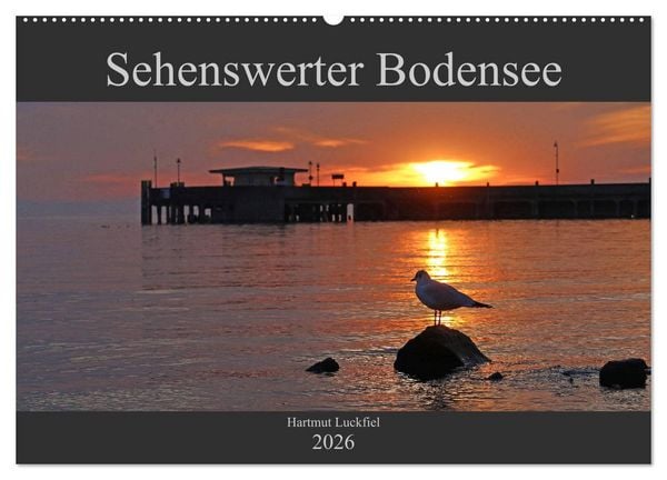 Produktbild: Sehenswerter Bodensee (Wandkalender 2026 DIN A2 quer), CALVENDO Monatskalender