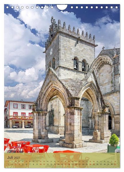 Produktbild: Die Stadt Guimar&atilde;es liegt im Norden Portugals im Distrikt Braga. (Wandkalender 2027 DIN A4 hoch), CALVENDO Monatskalender