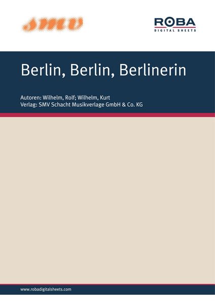 Produktbild: Berlin, Berlin, Berlinerin