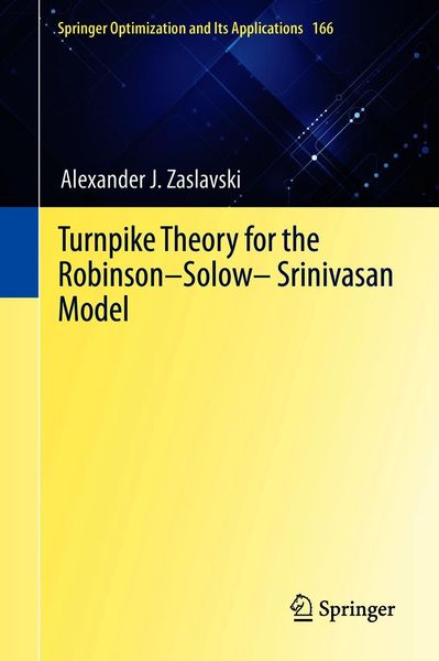 Produktbild: Turnpike Theory for the Robinson-Solow-Srinivasan Model