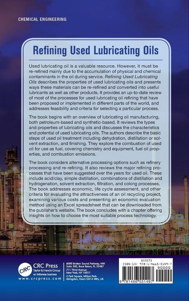 Produktbild: Refining Used Lubricating Oils