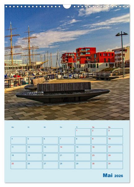 Produktbild: Priwall bei Travem&uuml;nde &ndash; Terminplaner (Wandkalender 2026 DIN A3 hoch), CALVENDO Monatskalender