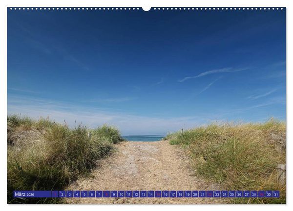 Produktbild: Weststrand Dar&szlig; (hochwertiger Premium Wandkalender 2026 DIN A2 quer), Kunstdruck in Hochglanz