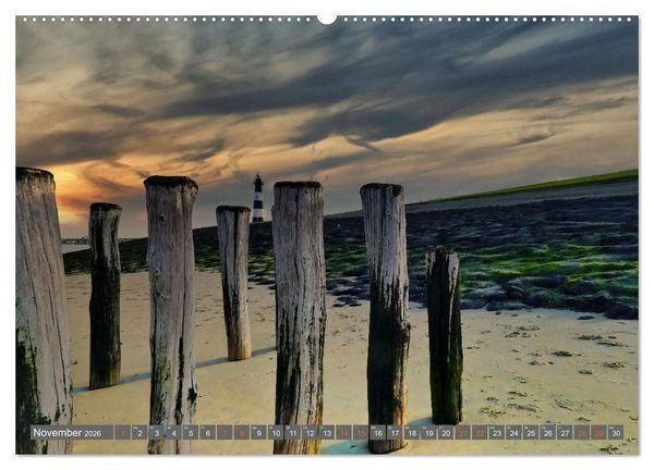 Produktbild: Zeeland - Urlaubstr&auml;ume zwischen Breskens und Domburg (Wandkalender 2026 DIN A2 quer), CALVENDO Monatskalender