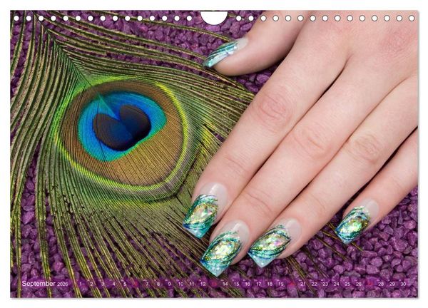 Produktbild: Verg&auml;ngliche Kunst - Nailart Episode 2 (Wandkalender 2026 DIN A4 quer), CALVENDO Monatskalender