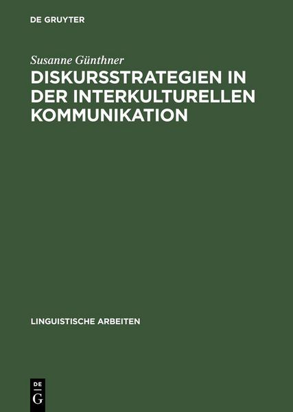 Produktbild: Diskursstrategien in der interkulturellen Kommunikation